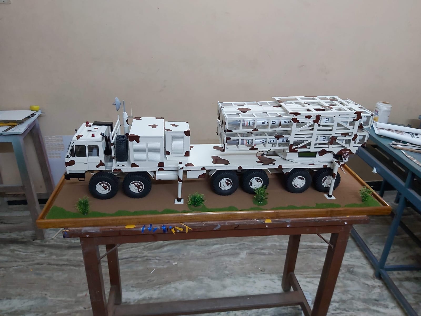 DRDO Missile Transport Erector Launcher — Scale Model