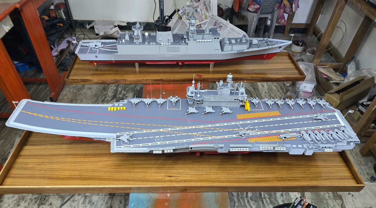 INS Vikrant Aircraft Carrier — Precision Scale Model
